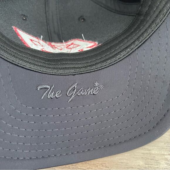 NWT The Game 99 Force Indy Black Cap with Red Embroidery - Picture 7 of 11